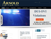 Tablet Screenshot of jarnoldlaw.com